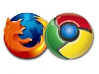 Chrome  Firefox