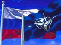 Флаги России и НАТО